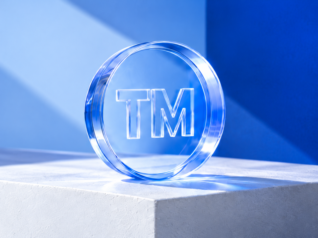 Glass trademark symbol